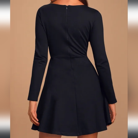 LULU'S BLACK MINI DRESS SIZE SMALL - Picture 5 of 7